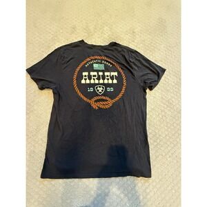 Ariat Authentic Goods Mens Graphic T Shirt 1993 Western Rodeo Black XL